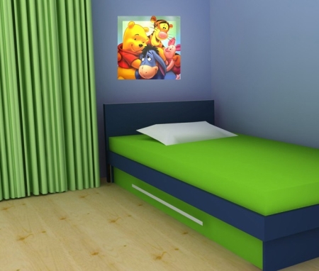 Dekorace dětského pokoje s pomocí LED obrazu