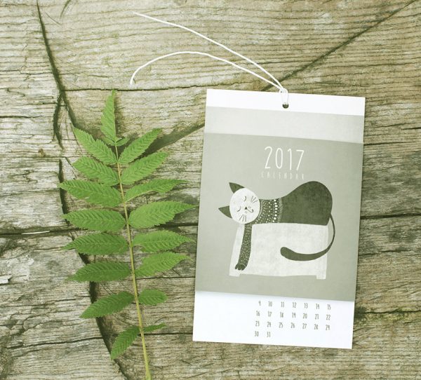 black-and-white-cat-design-calendar-600x542